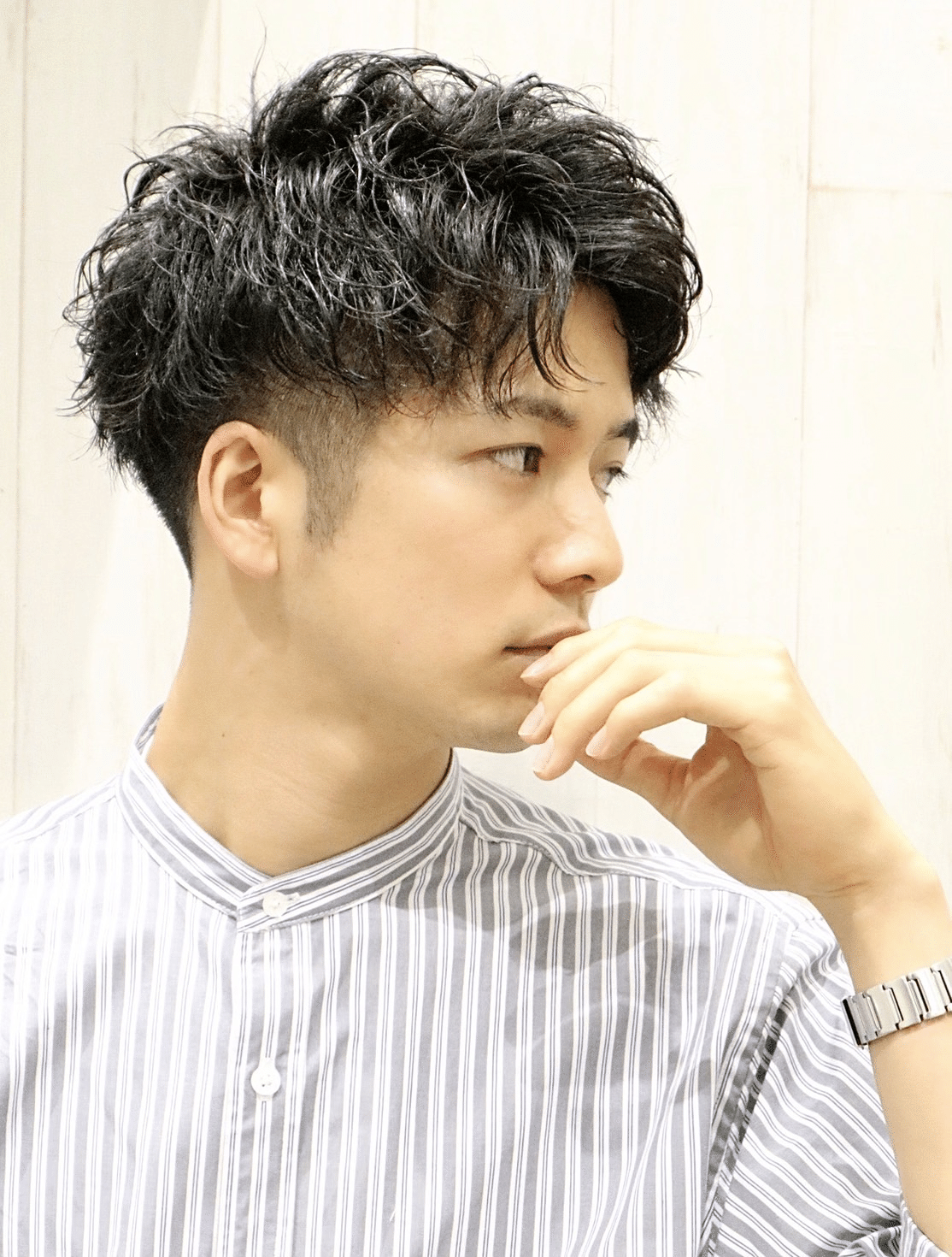 ツイストスパイラルパーマ男性