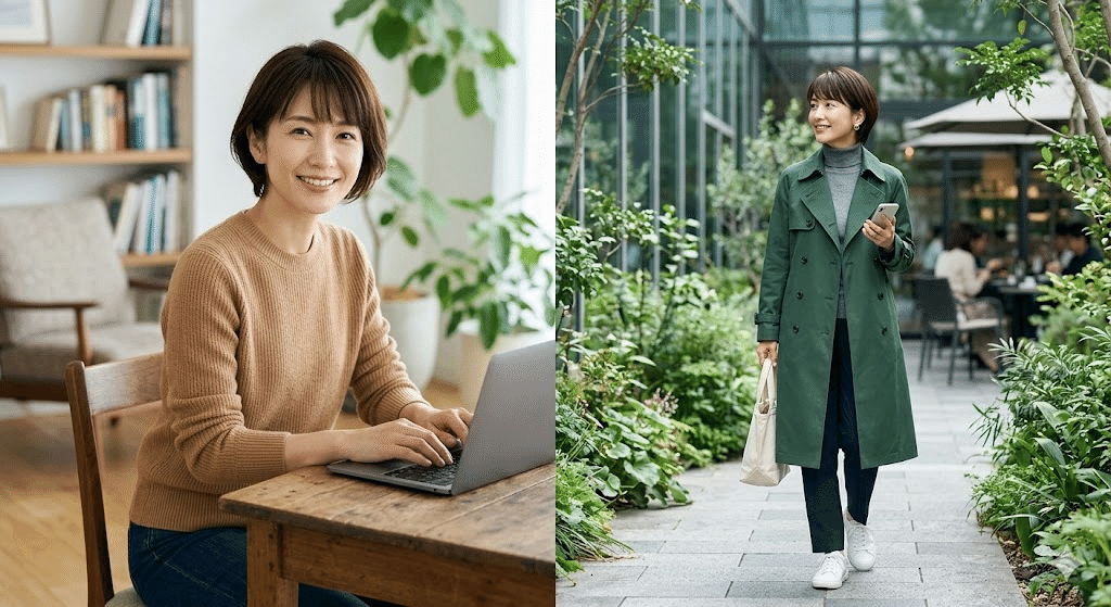 40代になっても綺麗な女性の画像