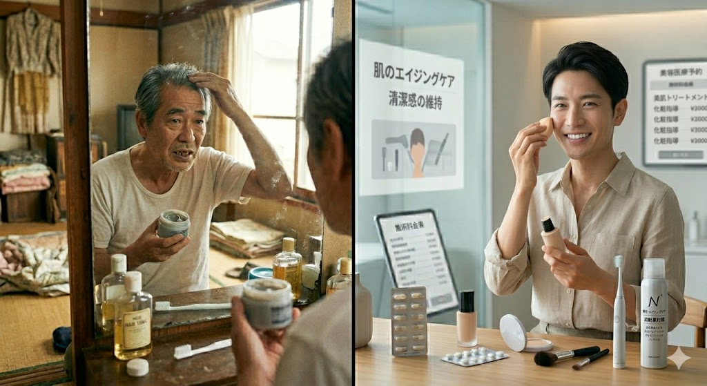 昭和と令和でケア商品の変化